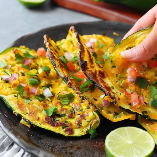 Soft Zucchini Taco Shells