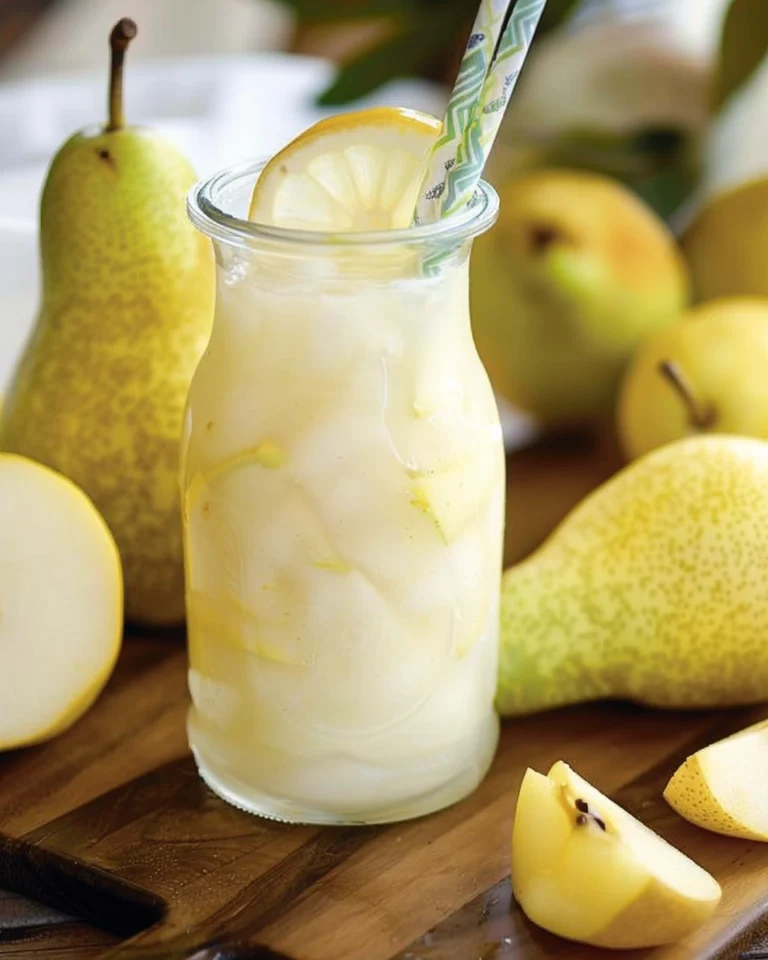 Creamy Pear Lemonade
