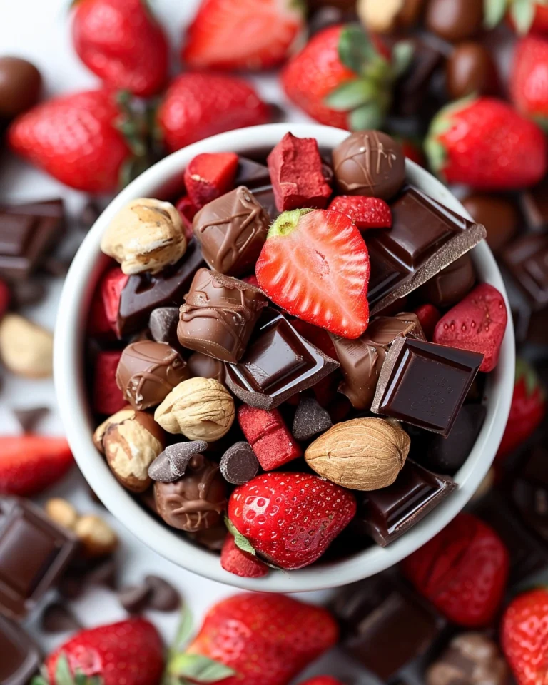 Chocolate-Covered Strawberry Trail Mix