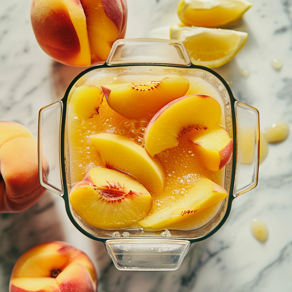 Peach Sorbet A Refreshing and Fruity Summer Treat