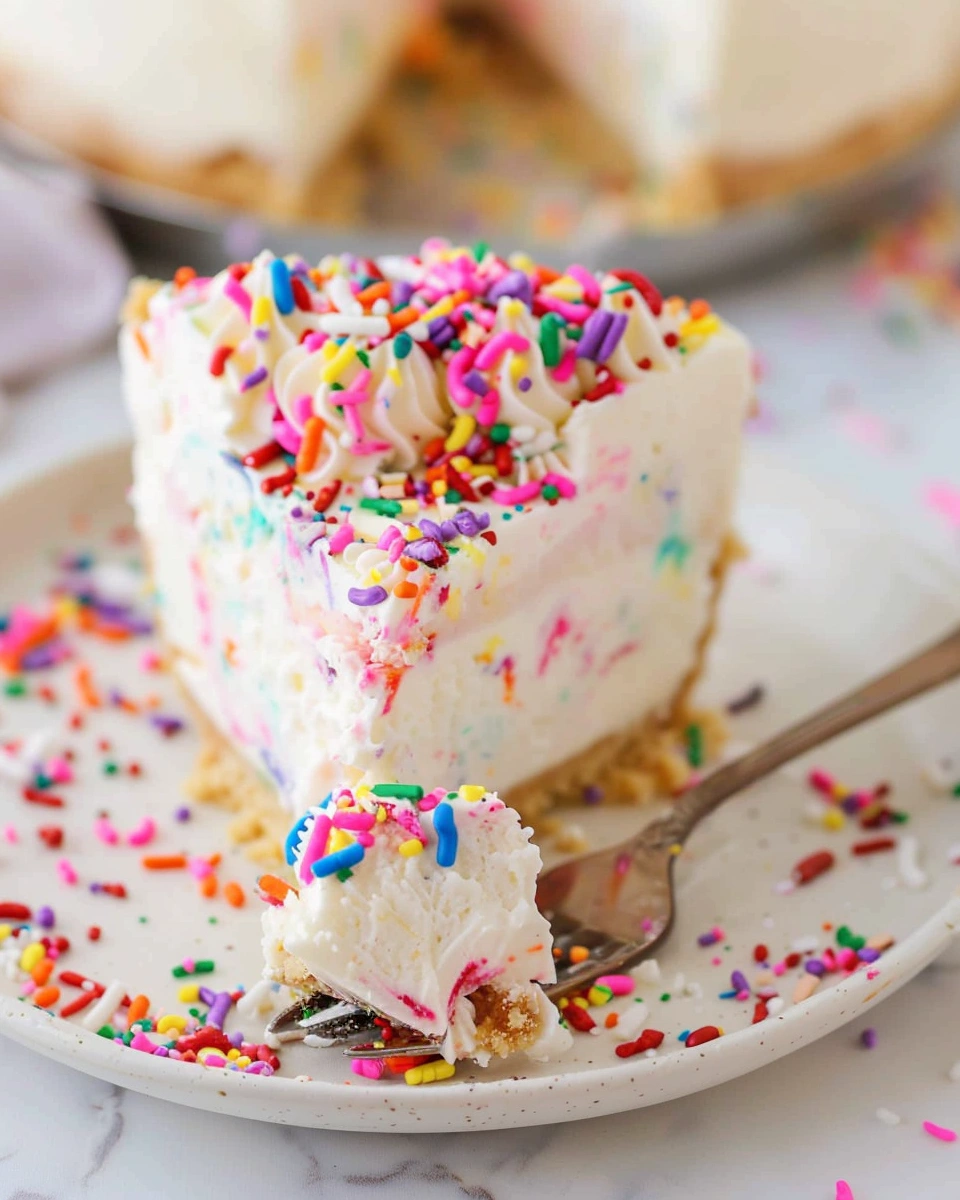 Funfetti Cheesecake (No Bake)
