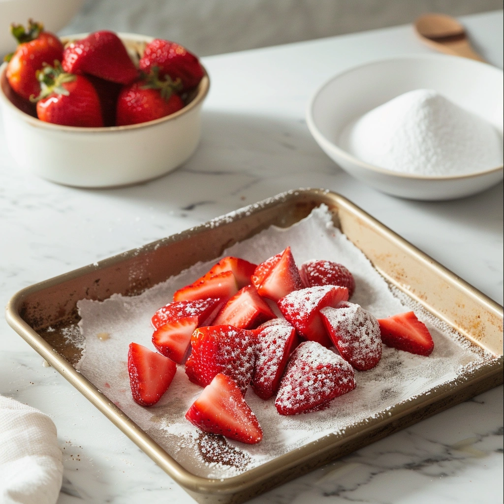 Vegan Strawberry Cream Danish