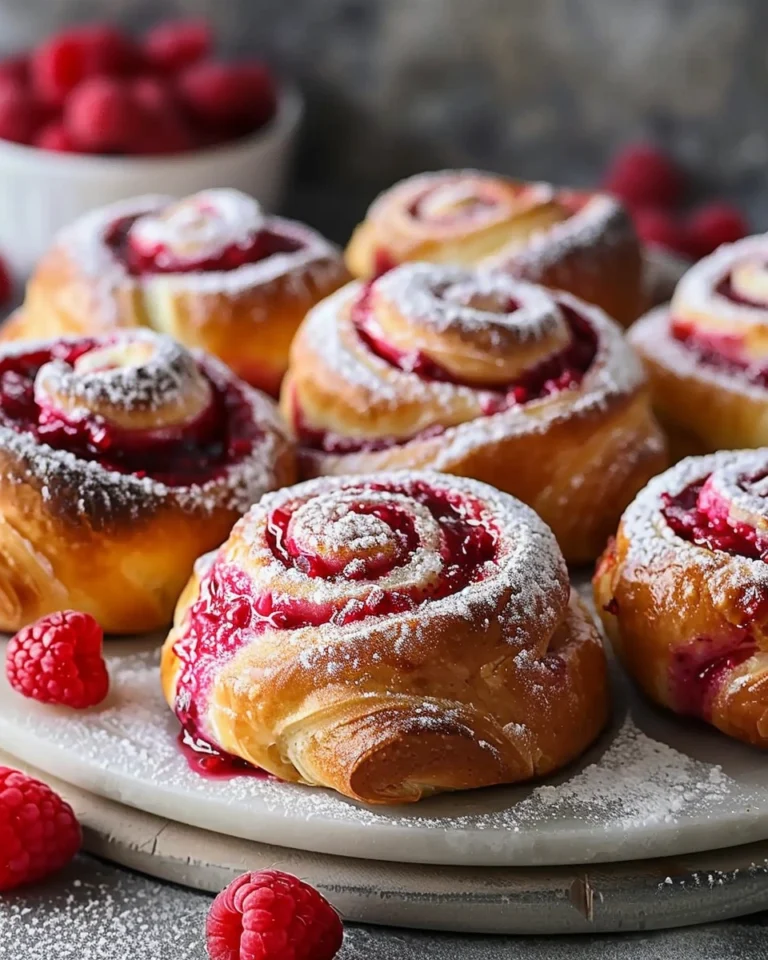 Raspberry Sweet Rolls
