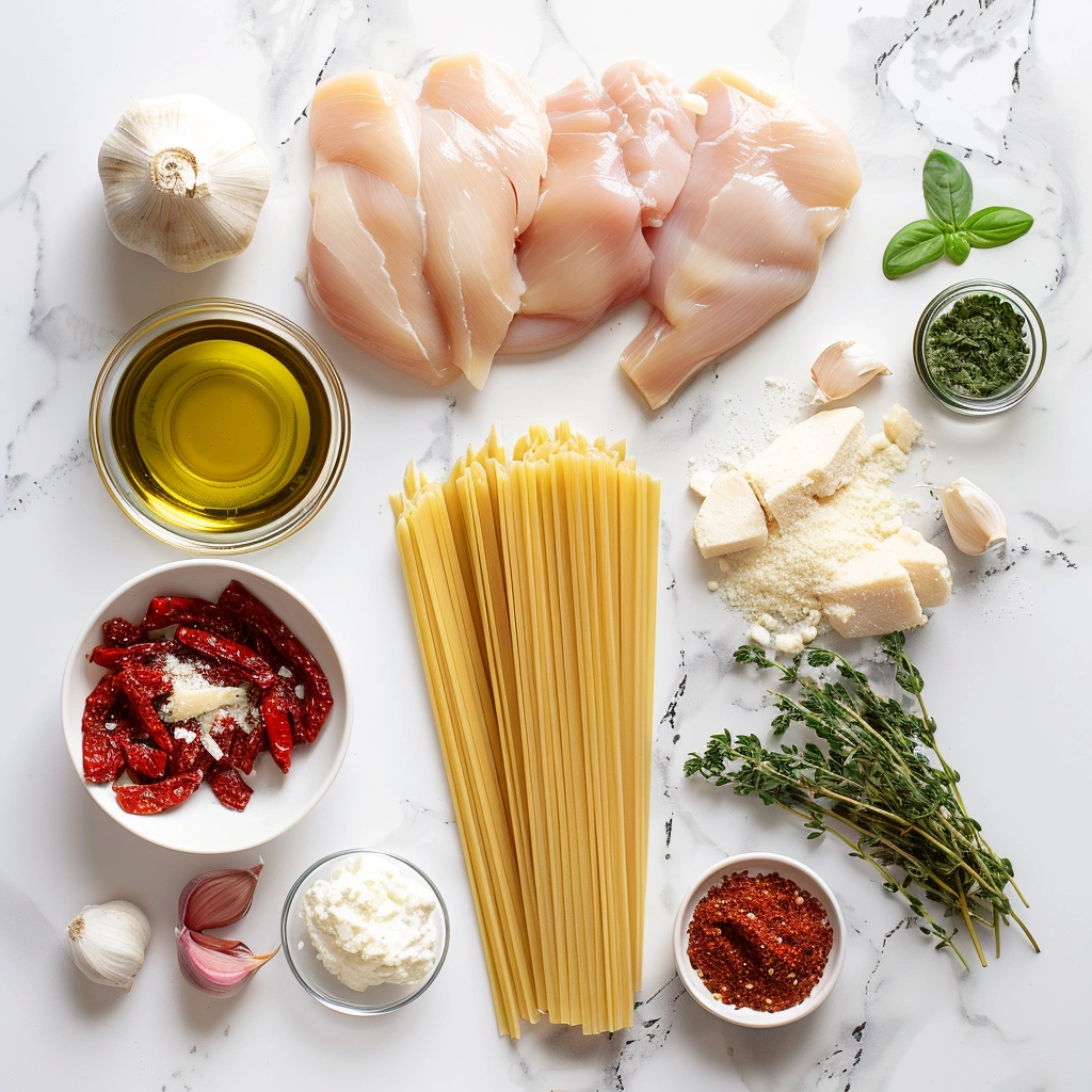 Whipped Ricotta One Pot Chicken Pasta – With Sun-Dried Tomatoes