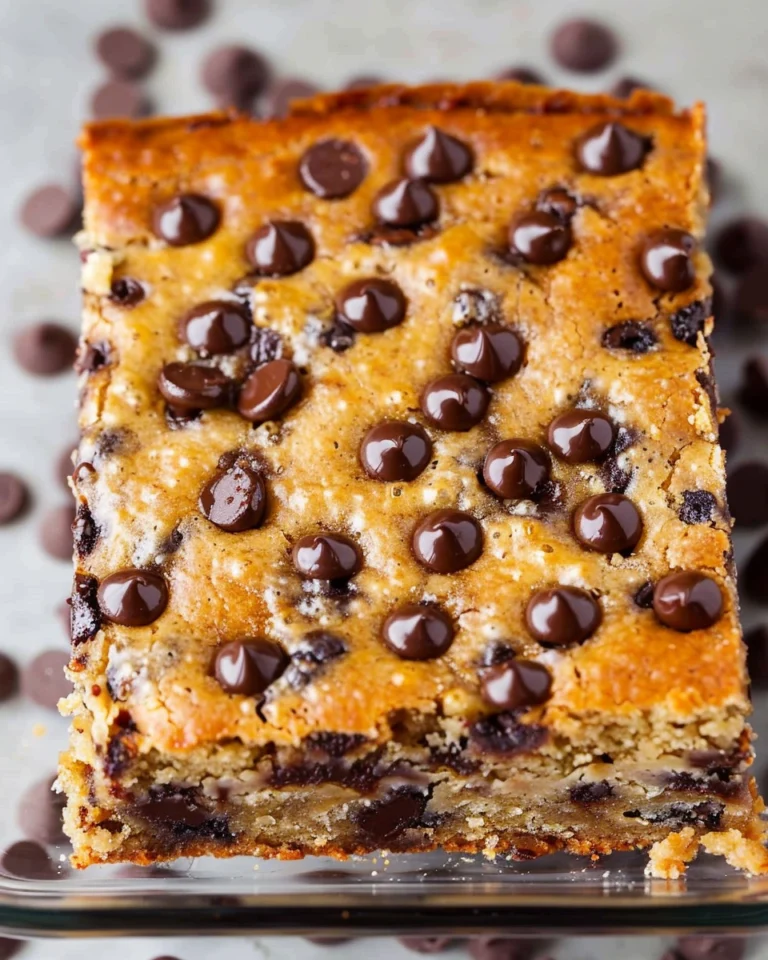Chocolate Chip Banana Bars Recipe