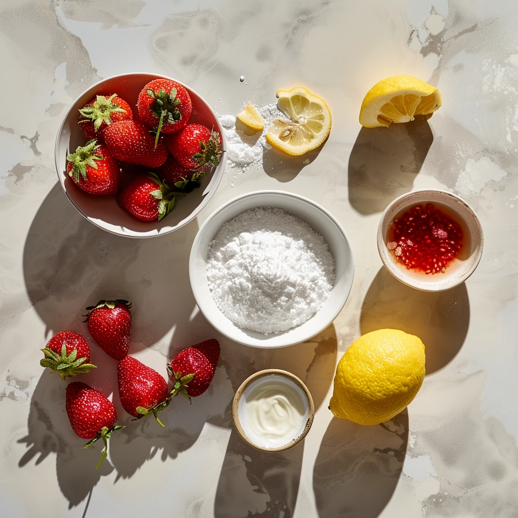 Strawberry Fool with Lemon Curd