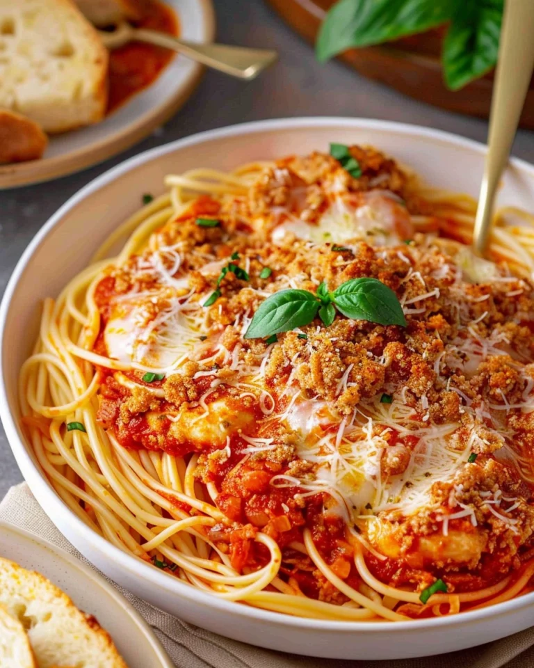 Ground Chicken Parmesan