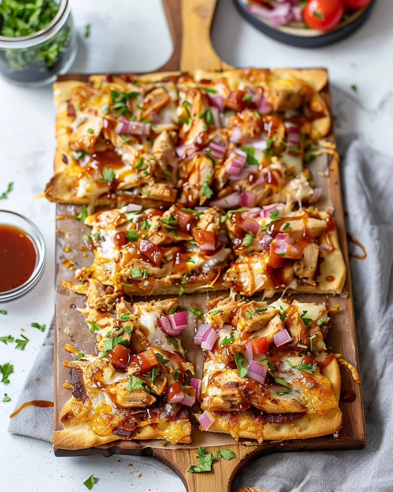 BBQ Chicken Flatbread Pizza