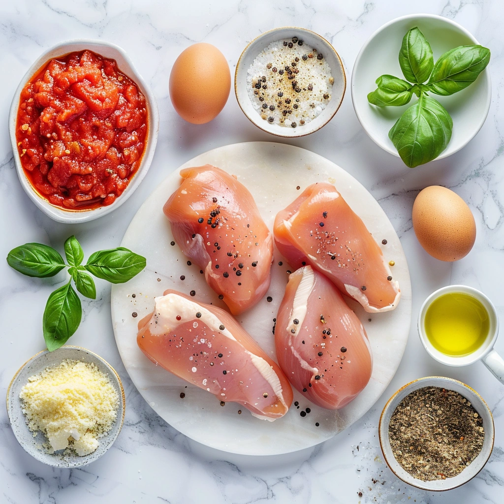 Healthy Baked Chicken Parmesan