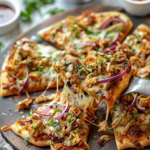 BBQ Chicken Flatbread Pizza