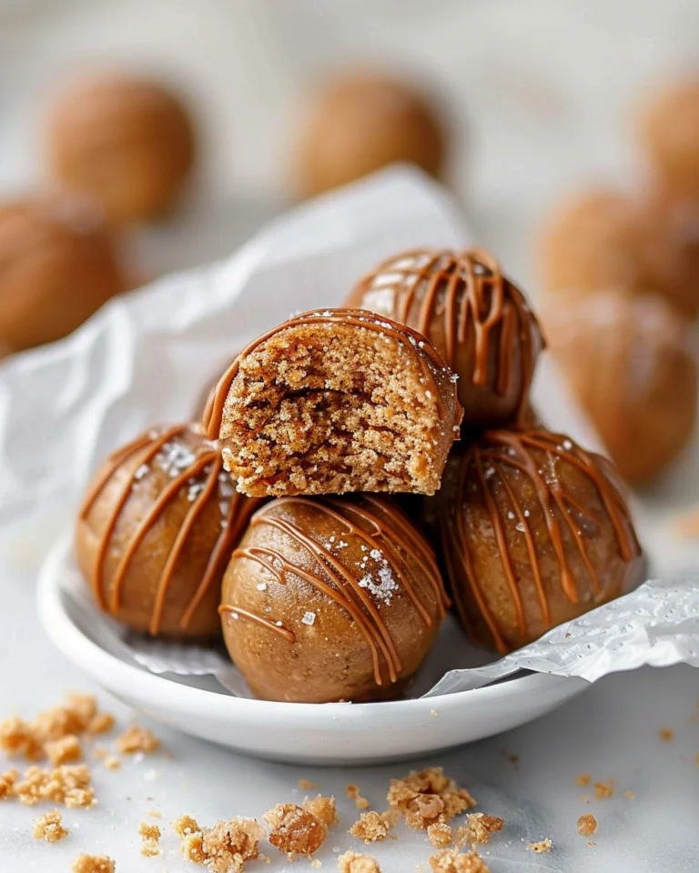 Low Calorie Biscoff Protein Balls