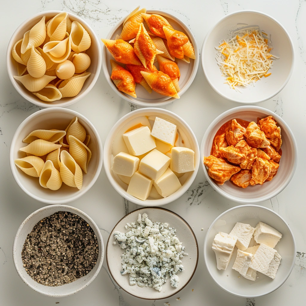Buffalo Chicken Stuffed Shells