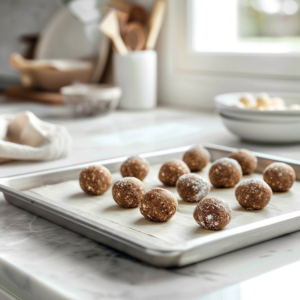 Low Calorie Biscoff Protein Balls