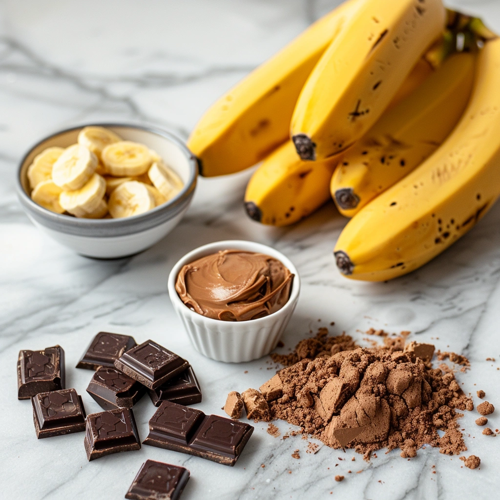 Chocolate Banana Bark just 3 Ingredients