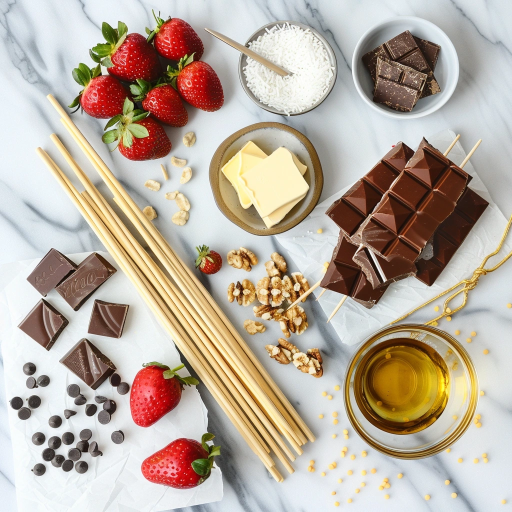 Chocolate Strawberry Kabobs