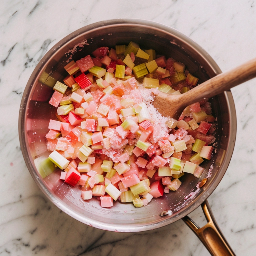 Rhubarb Cream Cheese Danish Twists