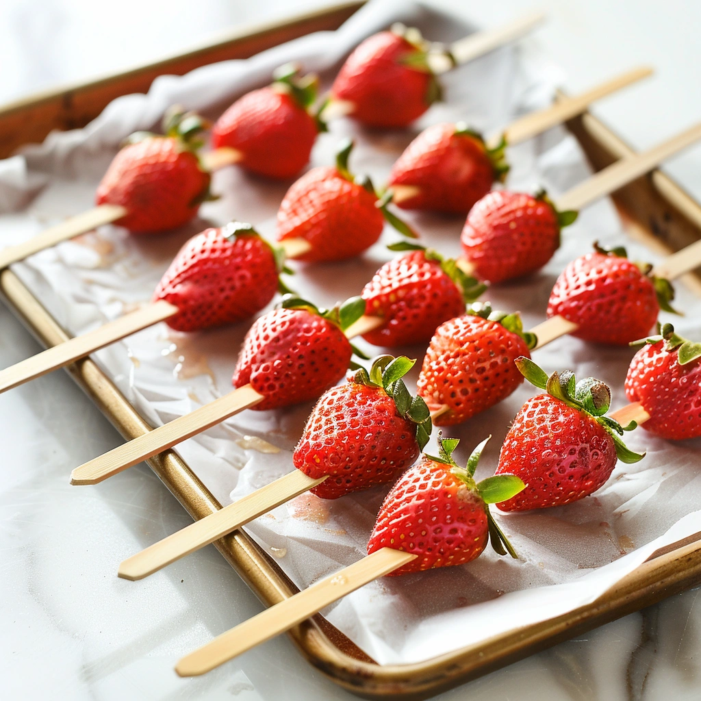 Chocolate Strawberry Kabobs