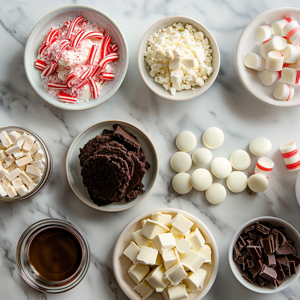 White Chocolate Peppermint Pie