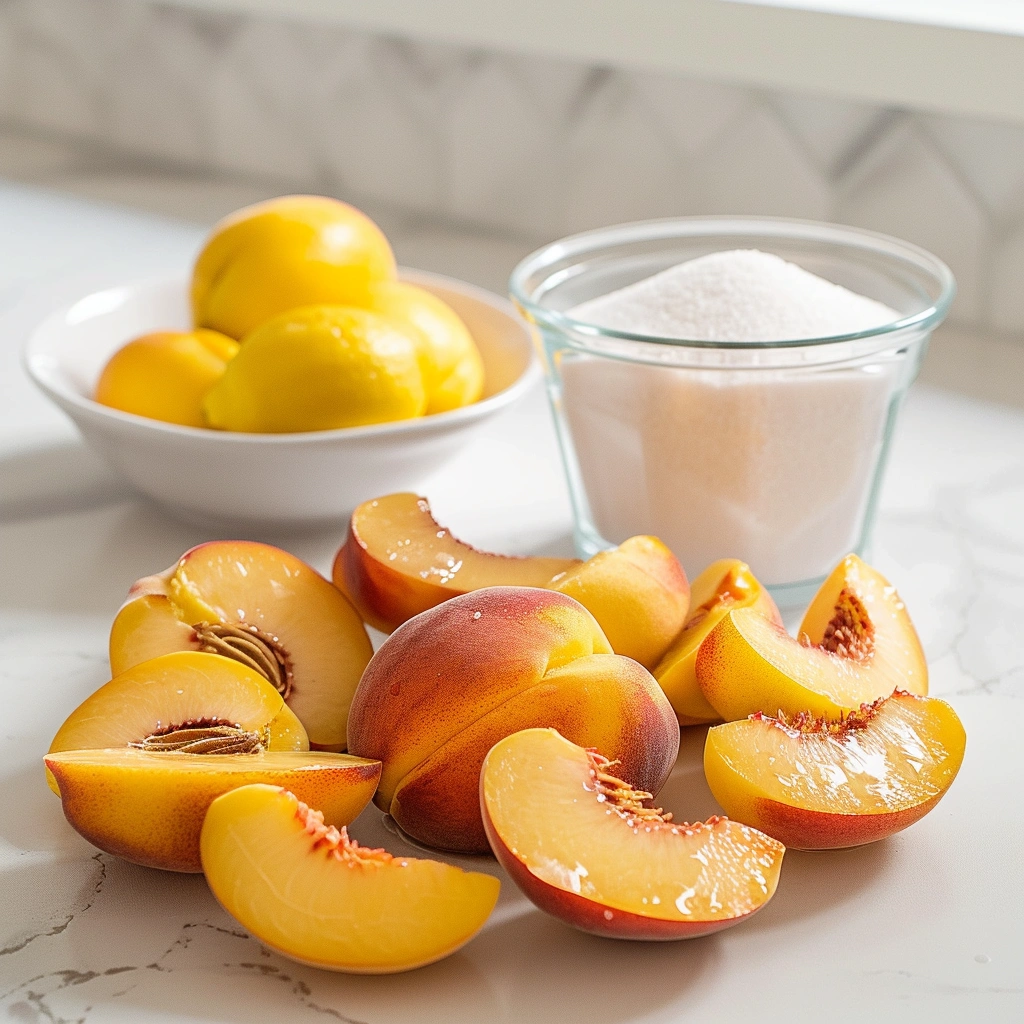 Peach Sorbet A Refreshing and Fruity Summer Treat