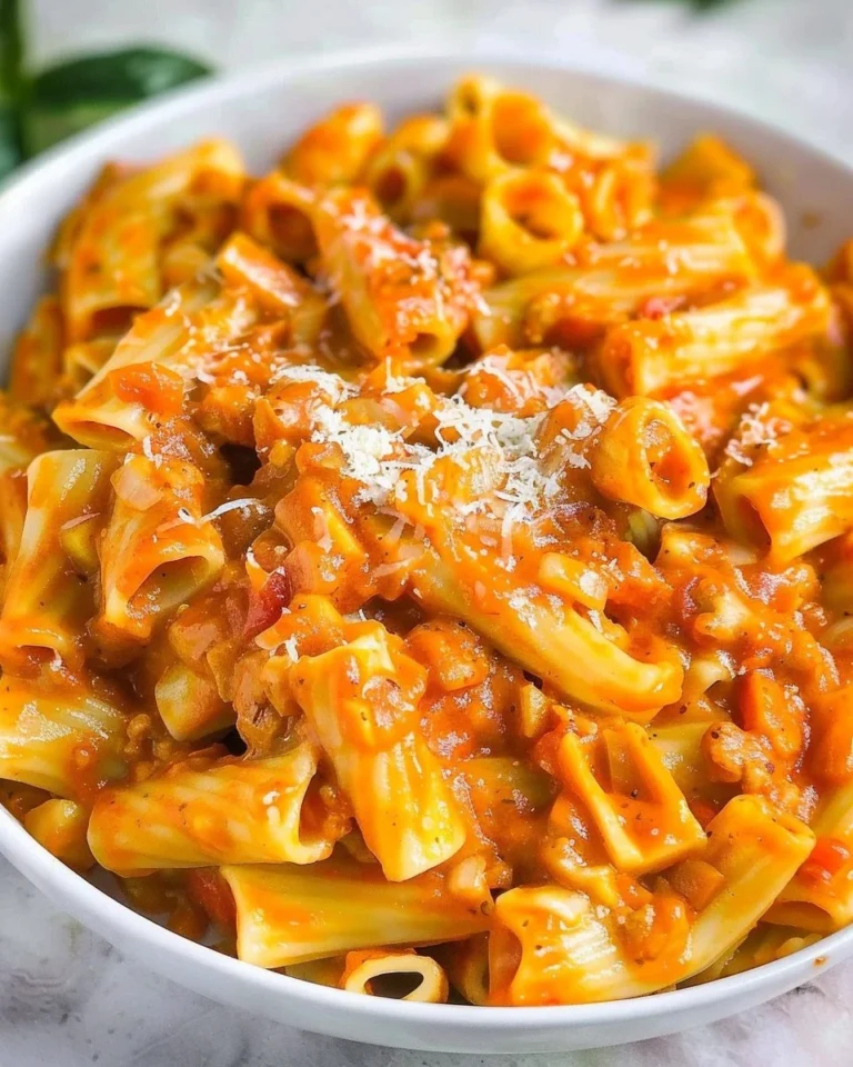 Delicious hidden vegetable pasta sauce with fresh ingredients and vibrant colors