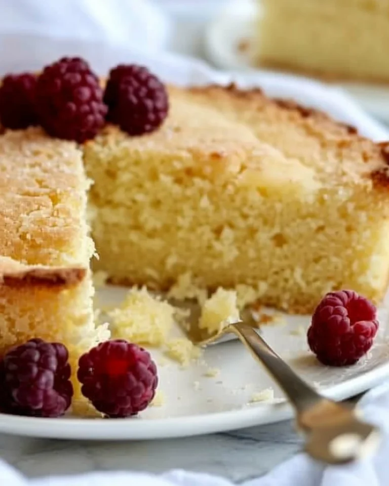 Moist keto butter cake with 5 ingredients, a delicious low-carb dessert