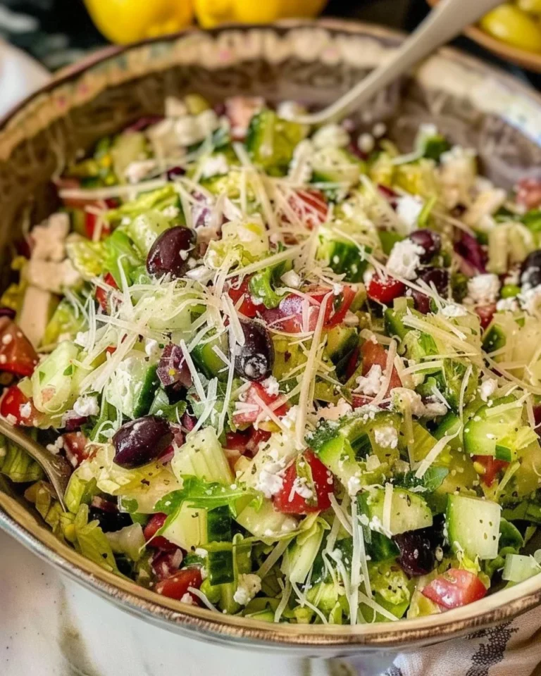 La Scala Chopped Salad with fresh ingredients for a quick lunch
