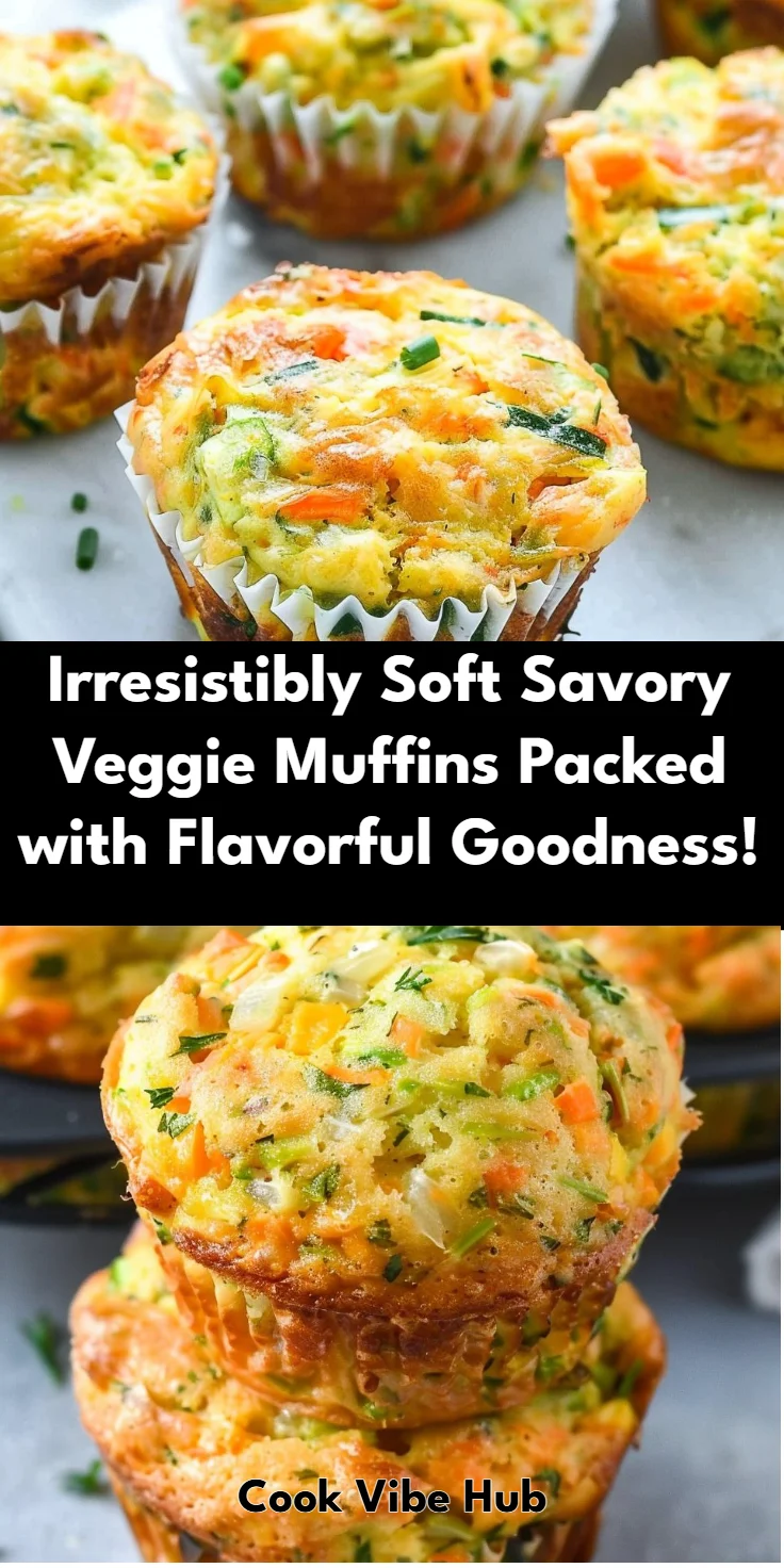 Savory Veggie Muffins: Ultimate 5-Ingredient, Protein-Packed
