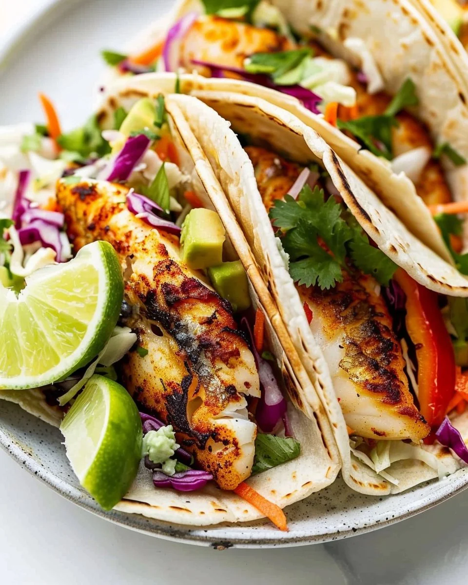 Air Fryer Fish Tacos