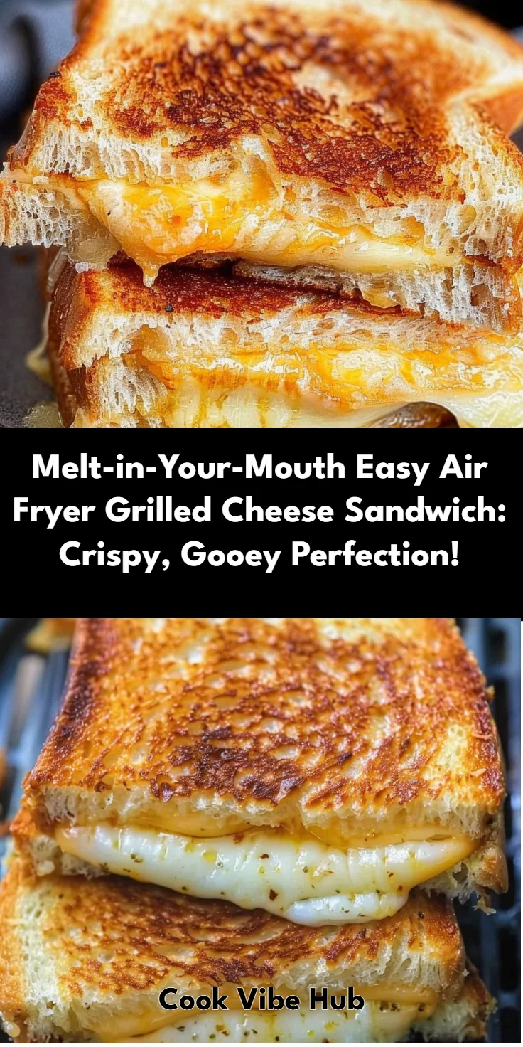 Air Fryer Grilled Cheese Sandwich Recipe