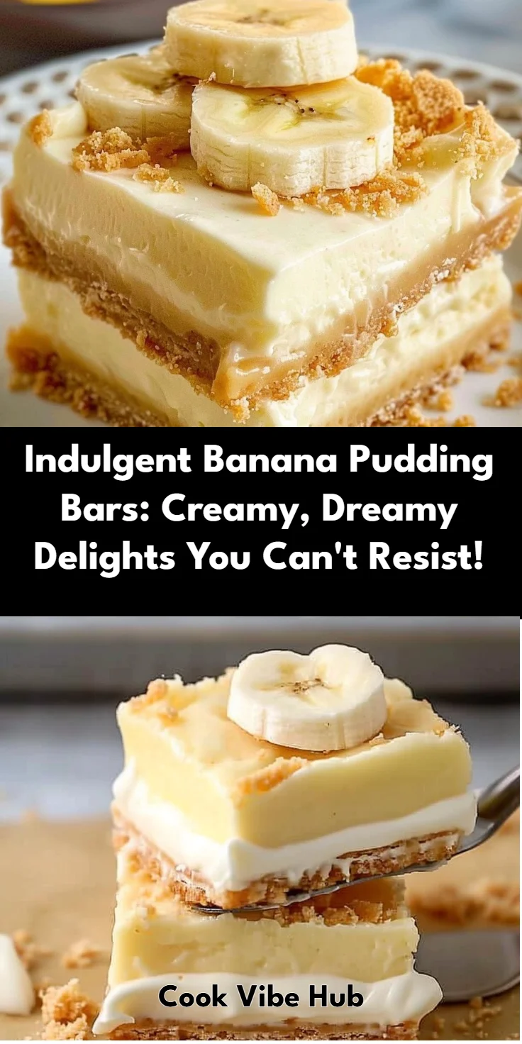 Banana Pudding Bars Recipe