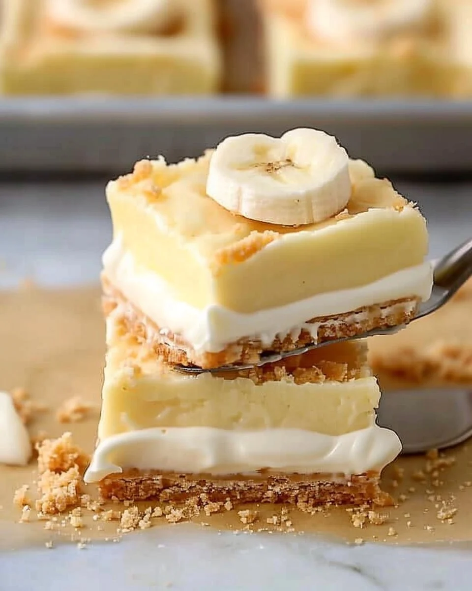 Banana Pudding Bars