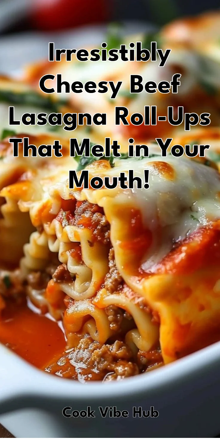 Beef Lasagna Roll-Ups with Cheesy Sauce