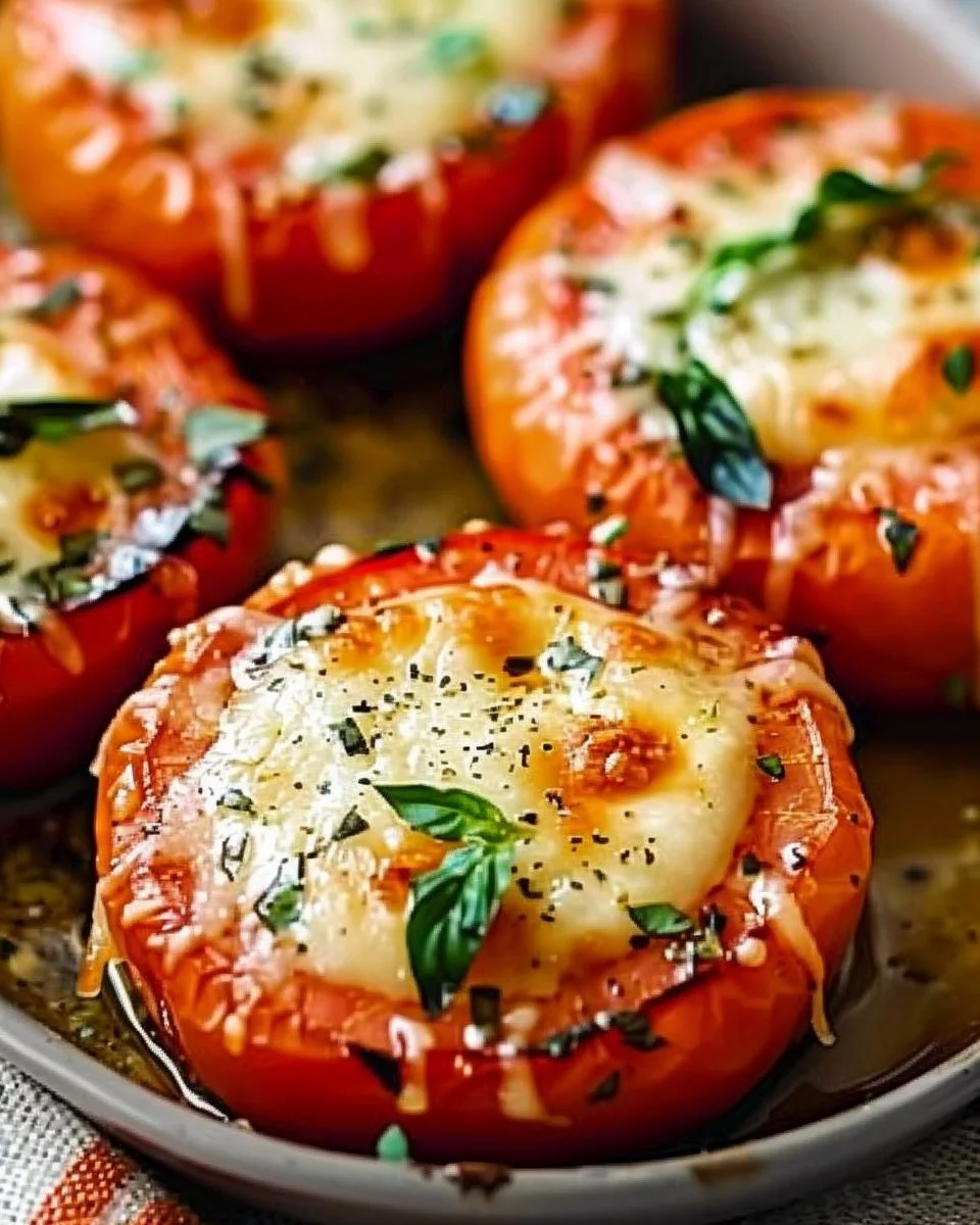 Baked Tomatoes with Cheese Recipe