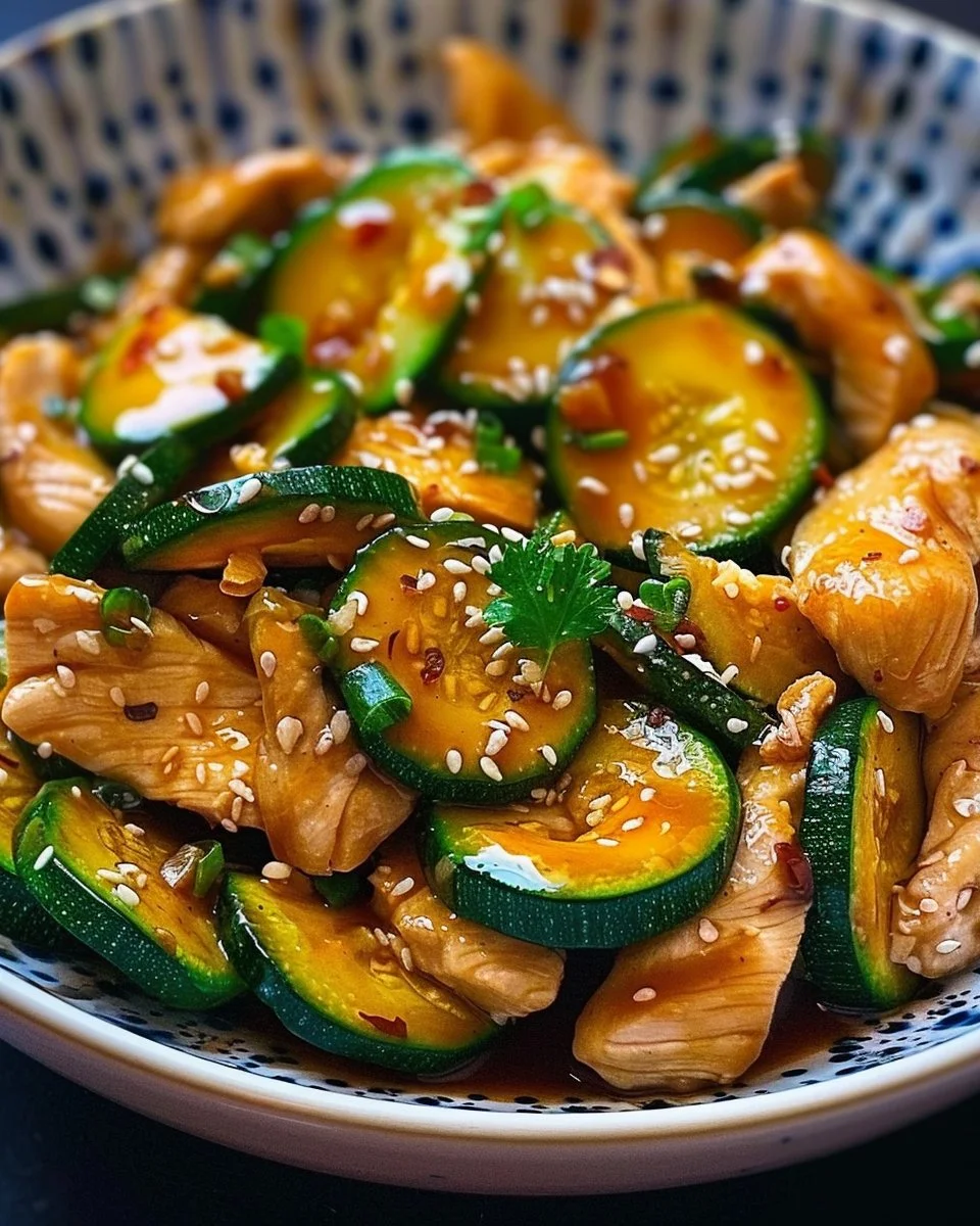 Chicken Zucchini Stir Fry