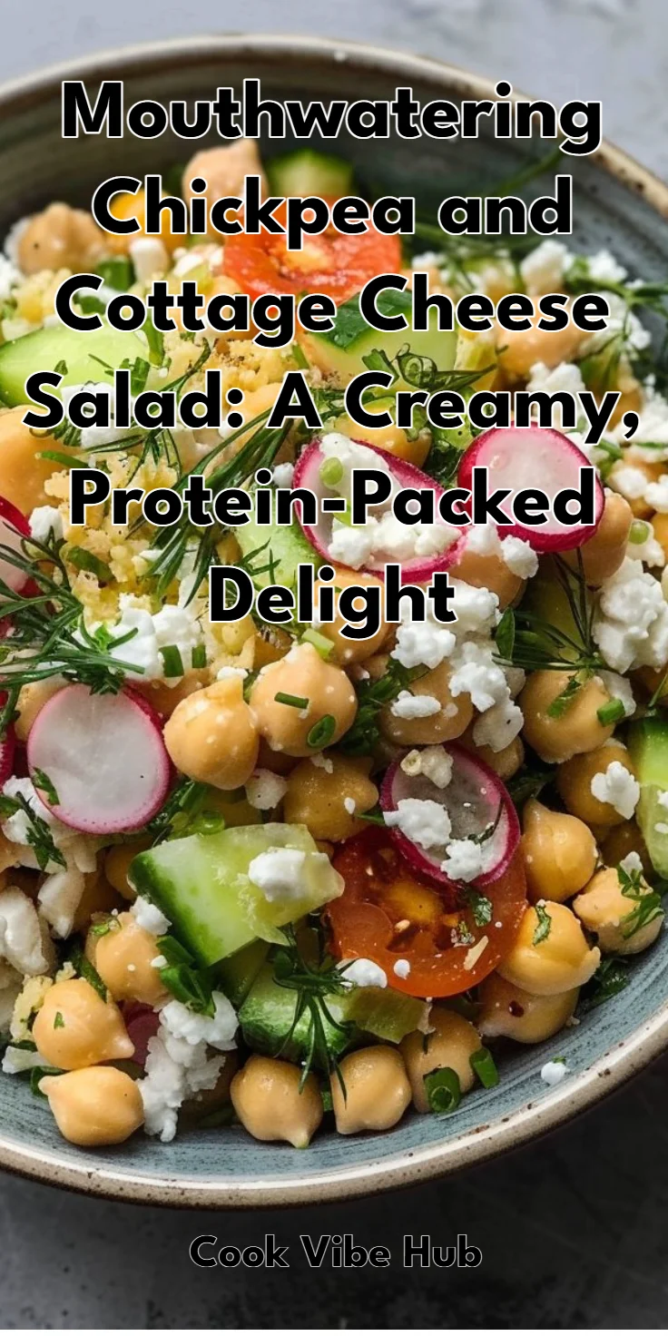 Chickpea and Cottage Cheese Salad Recipe
