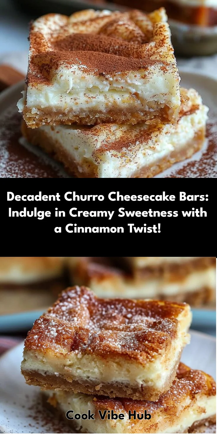 Churro Cheesecake Bars