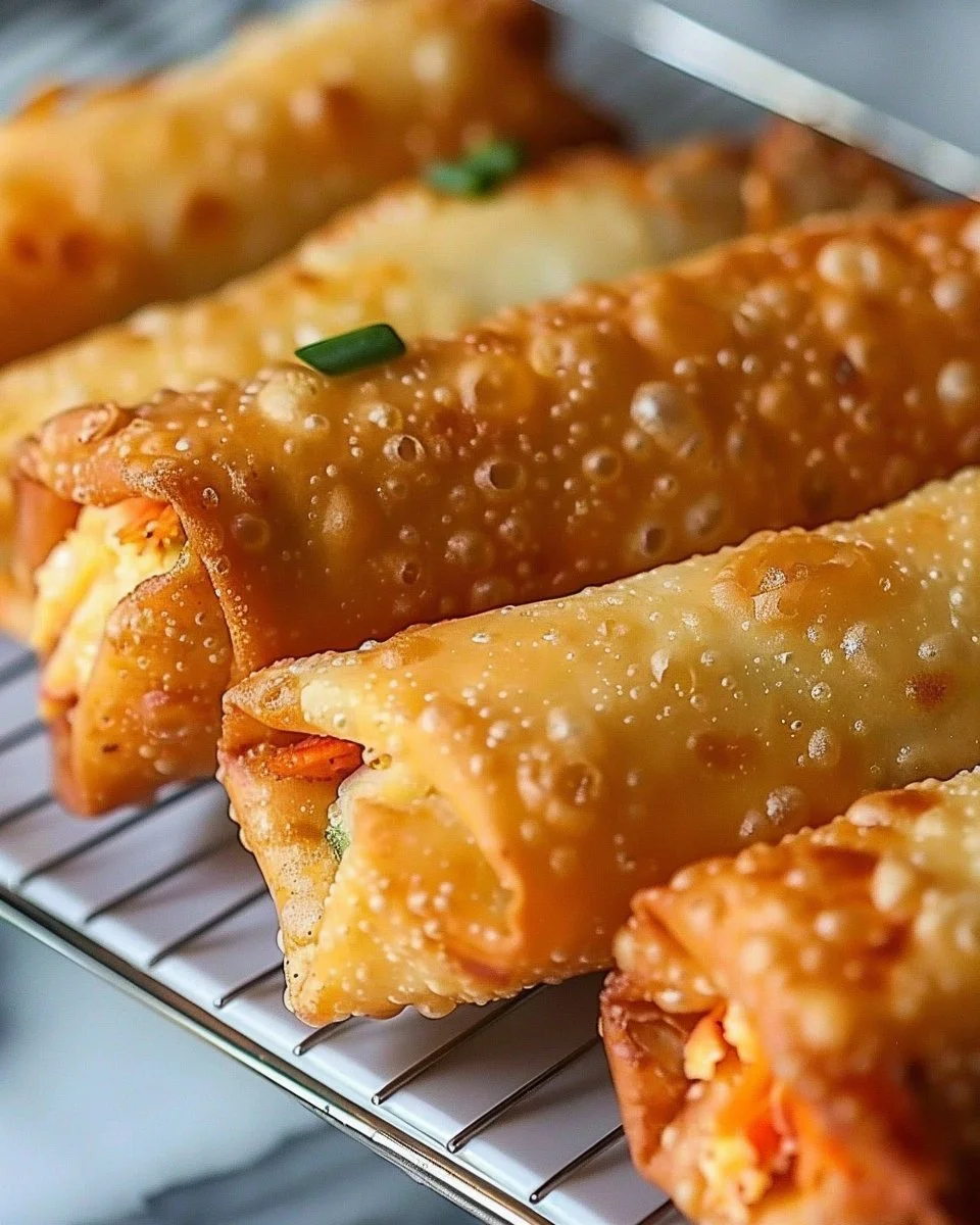 Crab Rangoon Egg Rolls