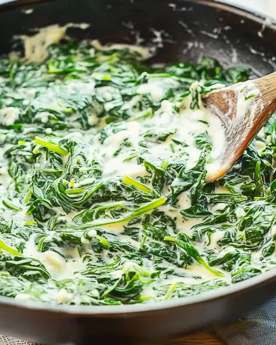 Greek Yogurt Creamed Spinach