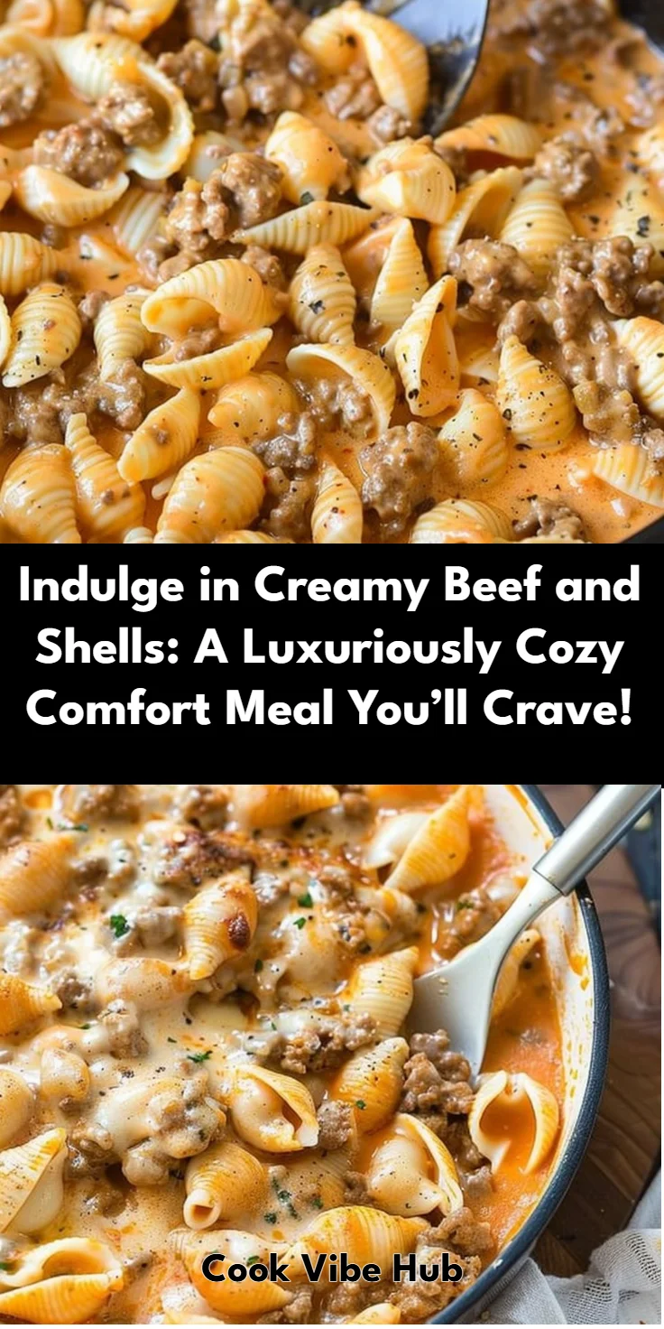 Creamy Beef and Shells Recipe
