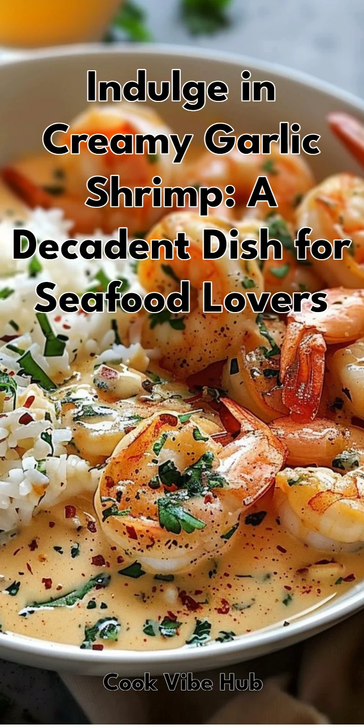 Creamy Garlic Shrimp Recipe