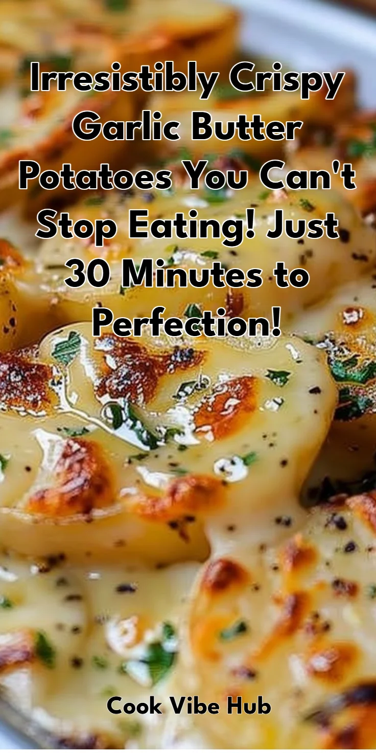 Crispy Garlic Butter Potatoes Recipe