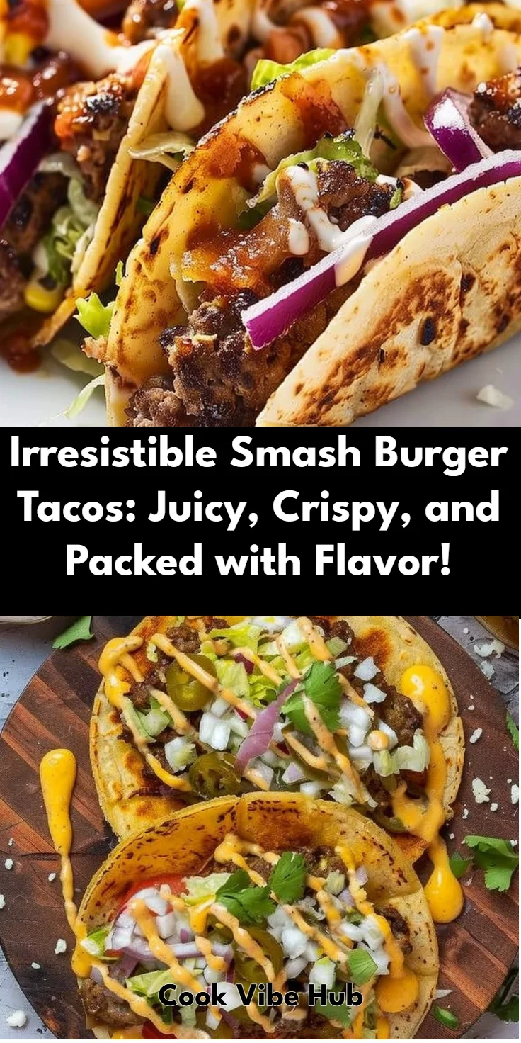 Crispy Smash Burgers Turned into Tacos