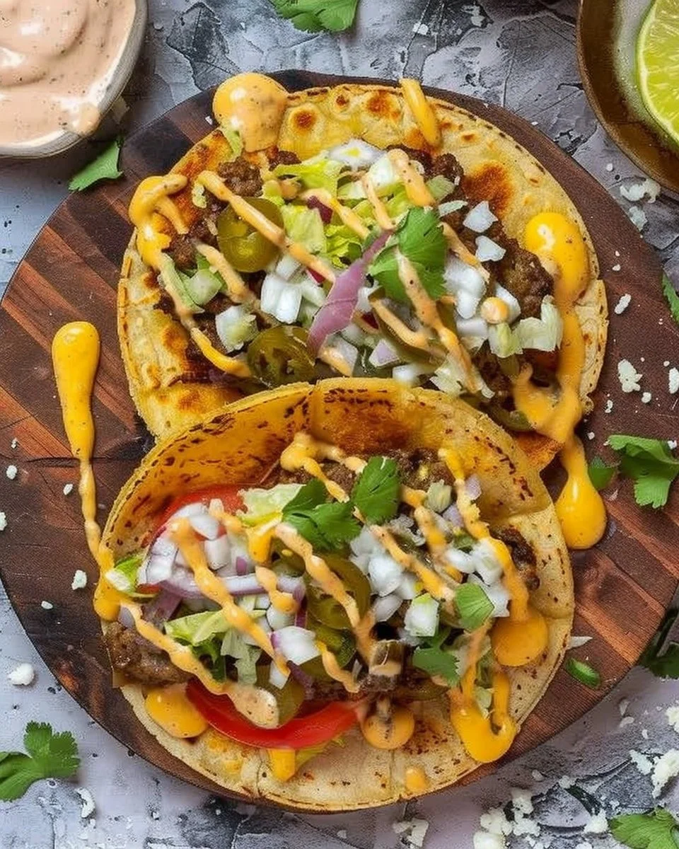 Smash Burger Tacos