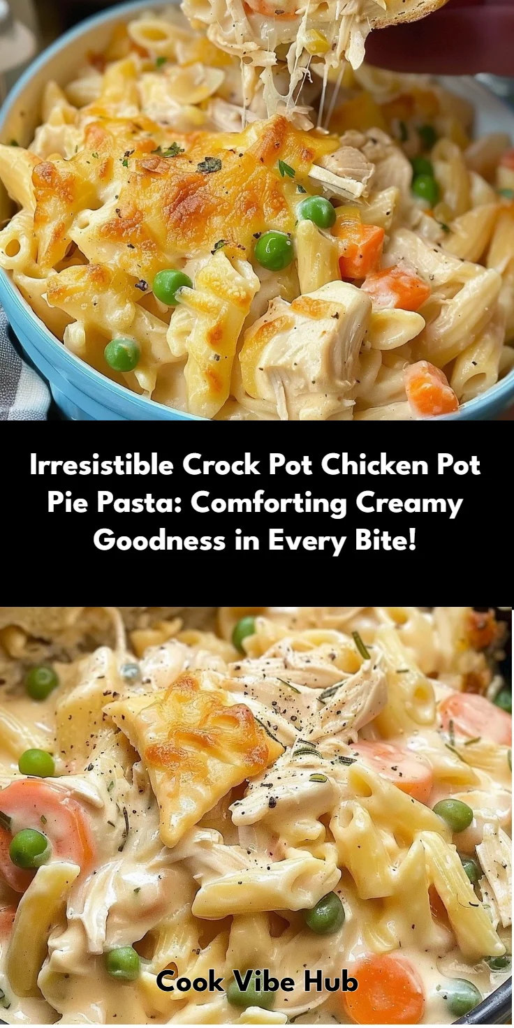 Crock Pot Chicken Pot Pie Pasta Recipe