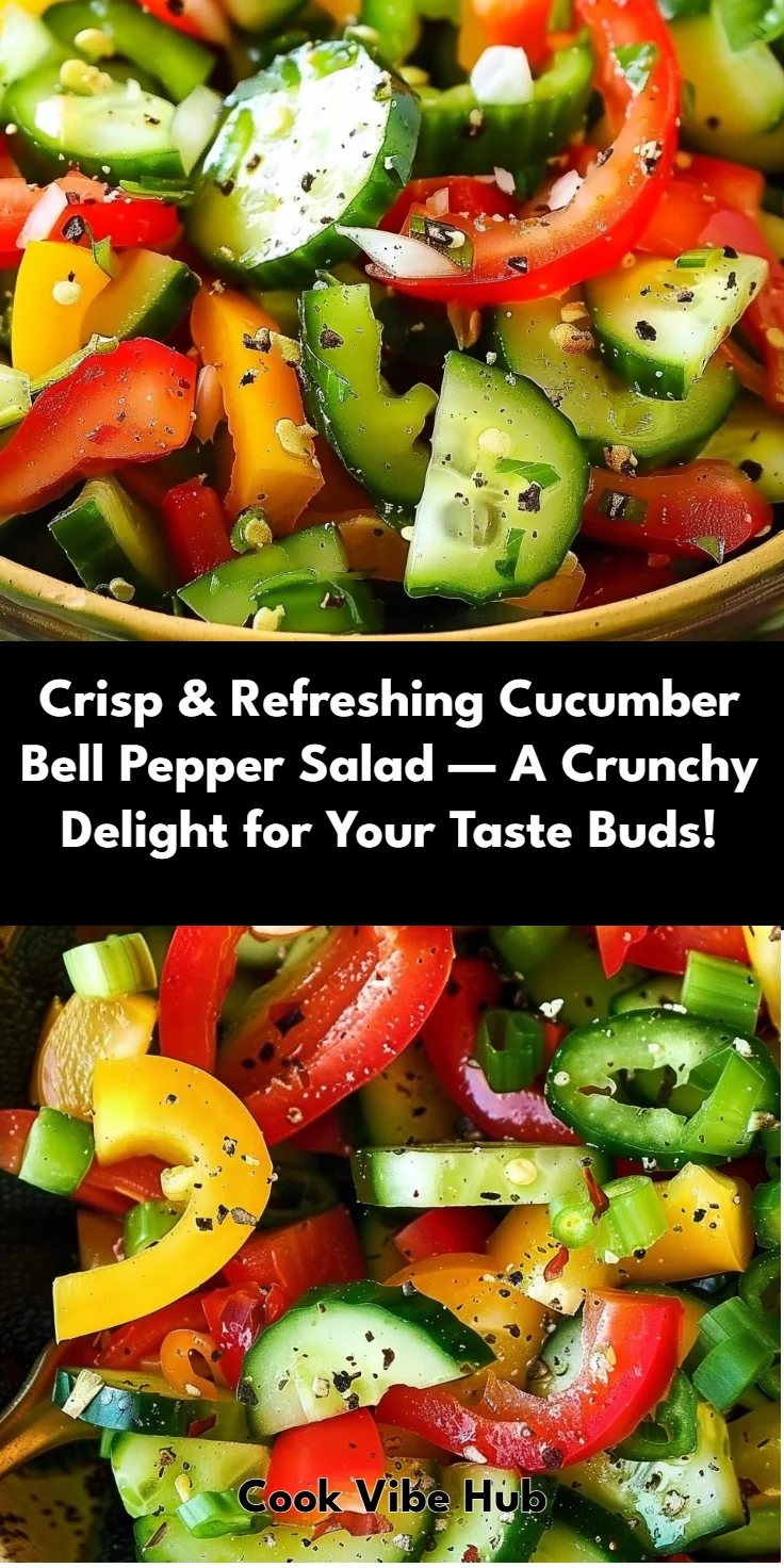 Cucumber and Bell Pepper Salad