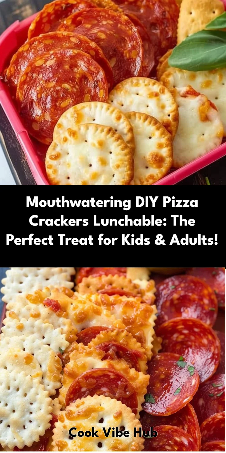 DIY Pizza Crackers Lunchable Recipe