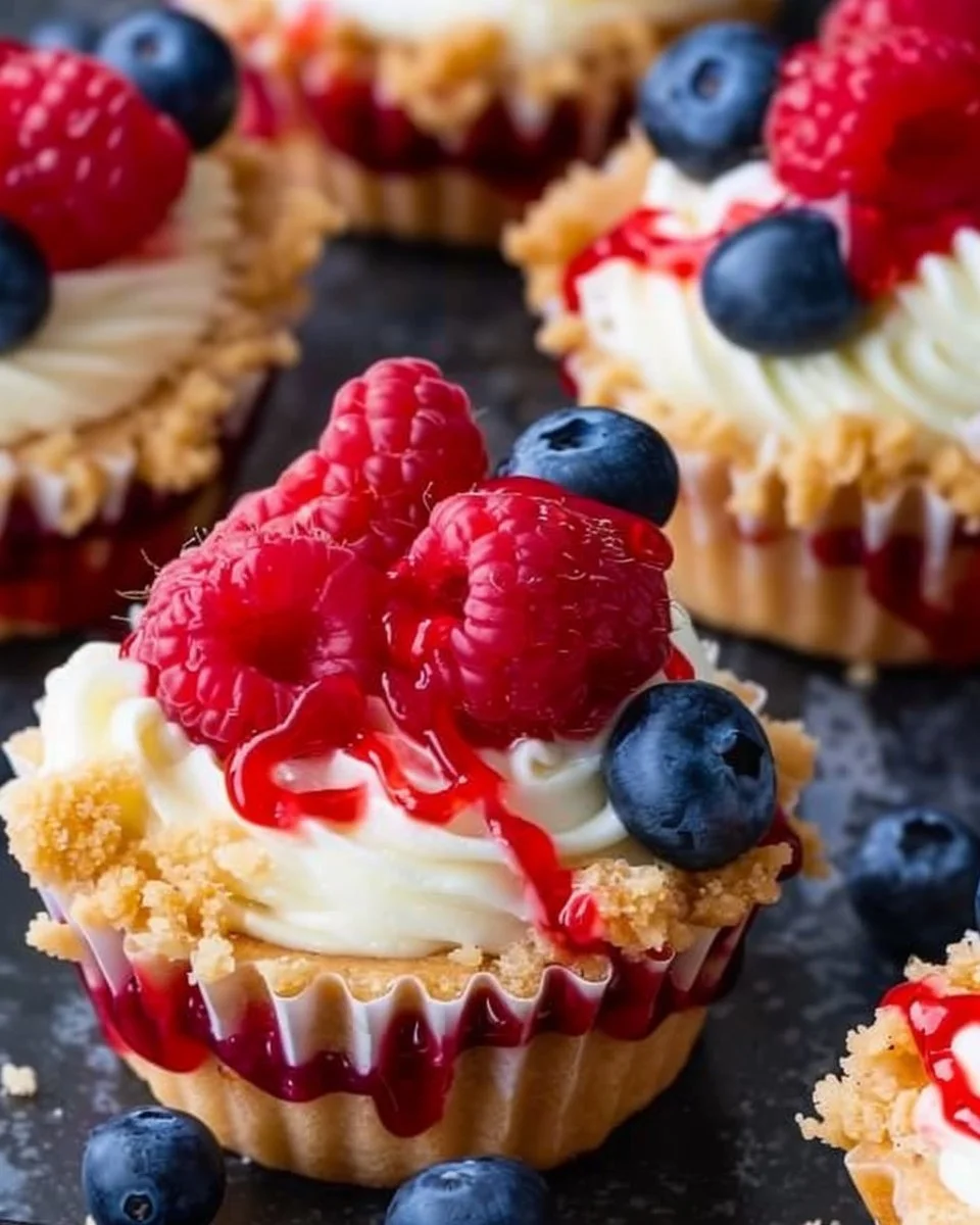 Fourth of july desserts easy | 4th of july cheesecake cups, Fourth of july cheesecake bites, Holidays