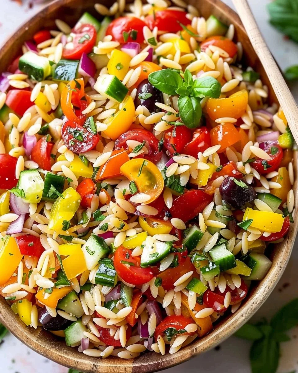 Summer Orzo Pasta Salad