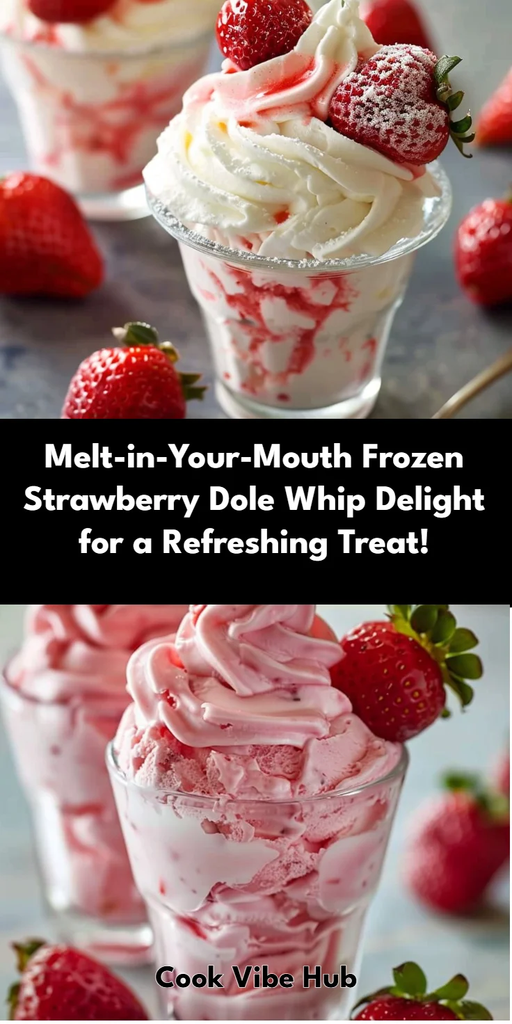 Frozen Strawberry Dole Whip
