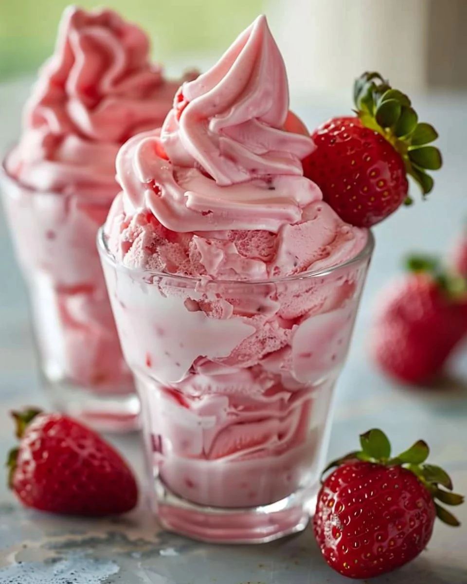 Frozen Strawberry Dole Whip Delight